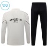 Dječji - Komplet trenirke za treniranje Manchester City Četvrt-Zip 26/27 Sivo