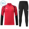 Dječji - Komplet trenirke za treniranje Manchester United Četvrt-Zip 26/27 Crvena Dječji - Komplet trenirke za treniranje Manchester United Četvrt-Zip 26/27 Crvena
