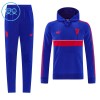 Dječji - Komplet trenirke za treniranje Manchester United Hoodie 26/27 Plava Dječji - Komplet trenirke za treniranje Manchester United Hoodie 26/27 Plava