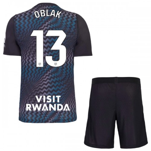 Dječji - Dres + Kratke Hlače Atlético Madrid Oblak 13 Golmanski 26/27 Crna Dječji - Dres + Kratke Hlače Atlético Madrid Oblak 13 Golmanski 26/27 Crna