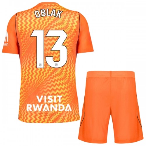 Dječji - Dres + Kratke Hlače Atlético Madrid Oblak 13 Golmanski 26/27 Naranča Dječji - Dres + Kratke Hlače Atlético Madrid Oblak 13 Golmanski 26/27 Naranča