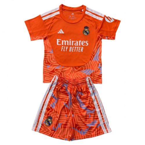 Dječji - Dres + Kratke Hlače Real Madrid Golmanski 26/27 Naranča Dječji - Dres + Kratke Hlače Real Madrid Golmanski 26/27 Naranča