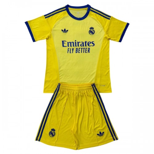 Dječji - Dres + Kratke Hlače Real Madrid Golmanski 26/27 Žuta Dječji - Dres + Kratke Hlače Real Madrid Golmanski 26/27 Žuta