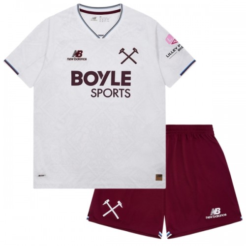 Dječji - Dres + Kratke Hlače West Ham United Gostujući 26/27 Dječji - Dres + Kratke Hlače West Ham United Gostujući 26/27