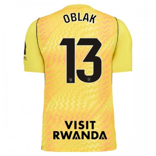 Nogometni Dres Atlético Madrid Oblak 13 Golmanski 26/27 Žuta Nogometni Dres Atlético Madrid Oblak 13 Golmanski 26/27 Žuta
