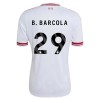 Nogometni Dres Liverpool B. Barcola 29 Gostujući 26/27